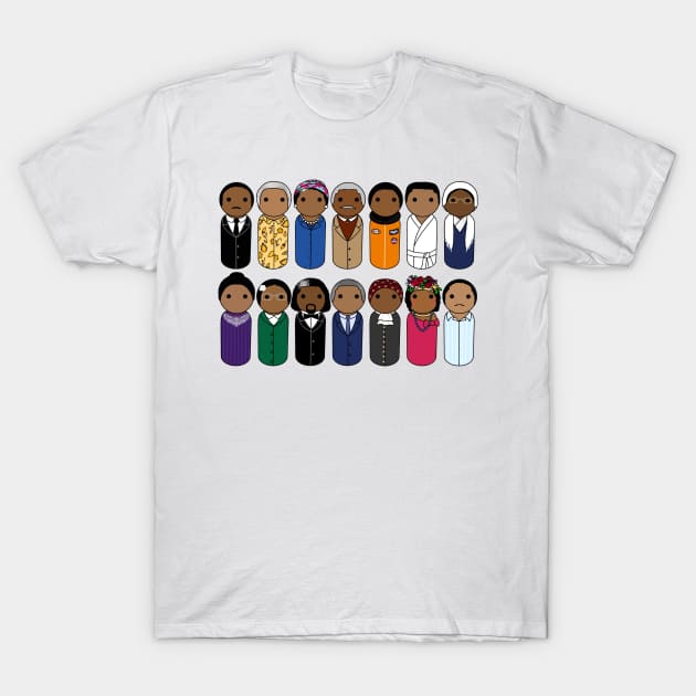 Black History Month T-Shirt by scrambledpegs